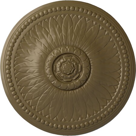 Ekena Millwork Bailey Ceiling Medallion (Fits Canopies up to 4"), Hand-Painted Mississippi Mud, 18 1/8"OD x 3/4"P CM19BIMMF